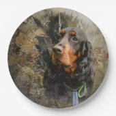 Gordon Setter Papieren Bordje (Voorkant)