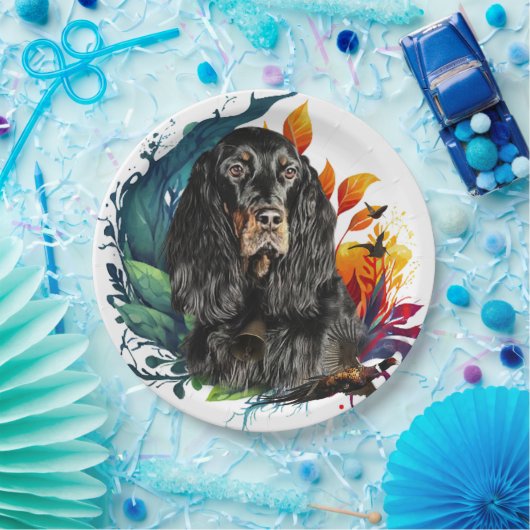 Gordon Setter Papieren Bordje (Feest)