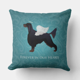 Gordon Setter Pet Memorial Dog Angel Kussen