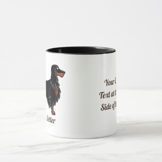 Gordon Setter Pictogram Mok (Midden)