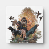 Gordon Setter , Plaque Fotoplaat (Voorkant)