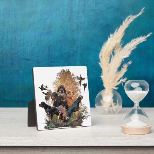 Gordon Setter , Plaque Fotoplaat (Insitu)