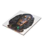 Gordon Setter Portrait Tegeltje (Zijkant)