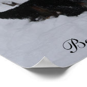 Gordon Setter Poster (Hoek)