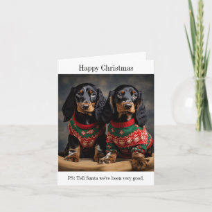 Gordon Setter Puppies in Kersttruien Kaart