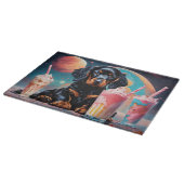 Gordon Setter Puppy N Milkshakes Snijplank (Hoek)