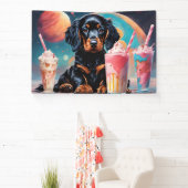 Gordon Setter Puppy N Milkshakes Spandoek (Insitu)