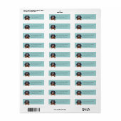 Gordon Setter Retour-adreslabels Etiket (Full Sheet)