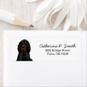 Gordon Setter Return-adres Etiket (Insitu)
