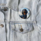 Gordon Setter Ronde Button 5,7 Cm (In situ)