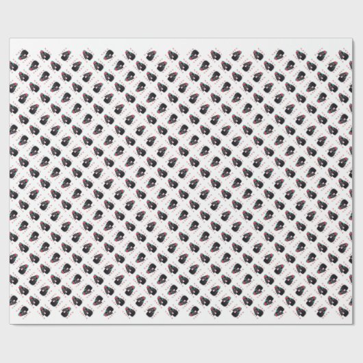 Gordon Setter Santa Paws Cadeaupapier (Vlak)