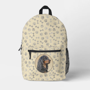 Gordon Setter-schilderij - Mooie originele honden Bedrukte Rugzak