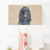 Gordon Setter Schilderij - Mooie Originele Honden  Spandoek (Insitu)