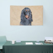 Gordon Setter Schilderij - Mooie Originele Honden  Spandoek (Beurs)
