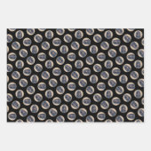 Gordon Setter Schilderij Zwart Schattige Originele Inpakpapier Vel (Voorkant 3)