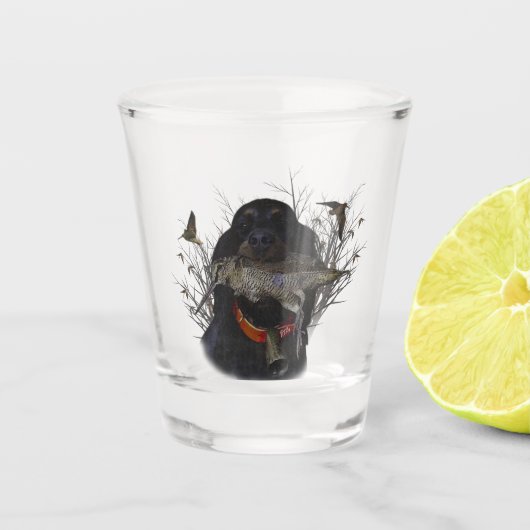Gordon Setter Shot Glas (Voorkant)