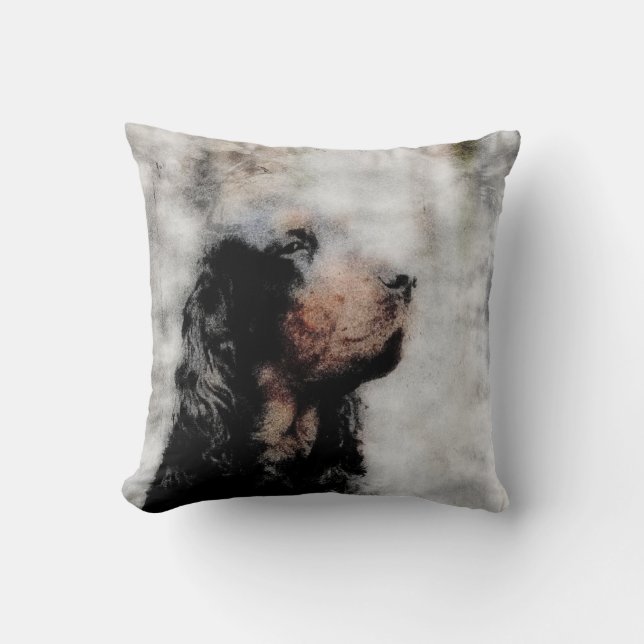 Gordon Setter Sierkussen (Voorkant)