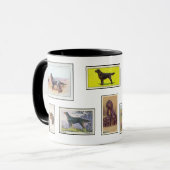 Gordon Setter Sigarettenkaarten Keramische Mok (Voorkant links)