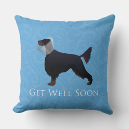 Gordon Setter Silhouette krijgt snel weer Kussen