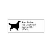 Gordon Setter Silhouette Retouradres Zelfinktende Stempel (Design)