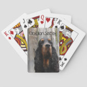Gordon Setter-speelkaarten Speelkaarten (Achterkant)