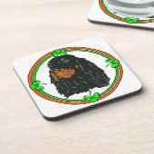Gordon Setter St. Patrick Onderzetter (Linkerzijde)