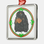 Gordon Setter St Patricks Metalen Ornament (Links)