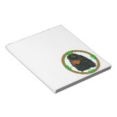 Gordon Setter St Patricks Notitieblok (Schuin)