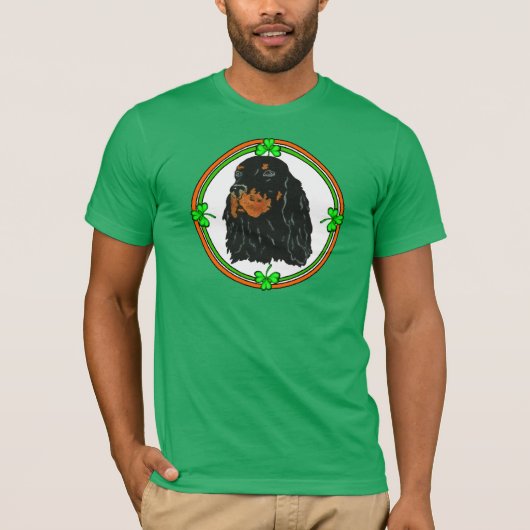 Gordon Setter St Patricks T-shirt (Voorkant)