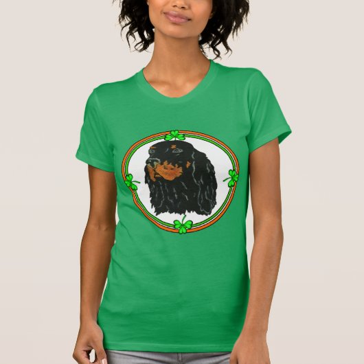 Gordon Setter St Patricks T-shirt (Voorkant)