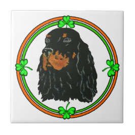 Gordon Setter St Patricks Tegeltje