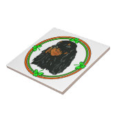 Gordon Setter St Patricks Tegeltje (Zijkant)
