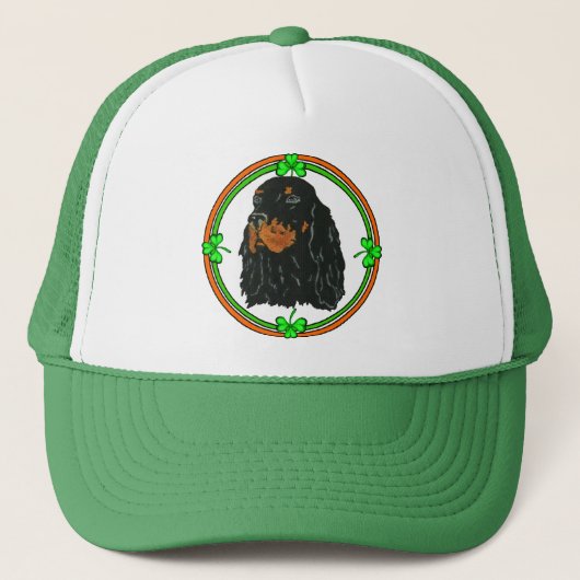 Gordon Setter St Patricks Trucker Pet (Voorkant)