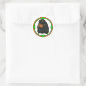 Gordon Setter St Patricks Vierkante Sticker (Tas)