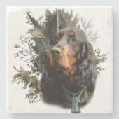 Gordon Setter Stenen Onderzetter (Voorkant)