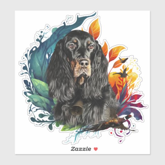 Gordon Setter Sticker (Vel)