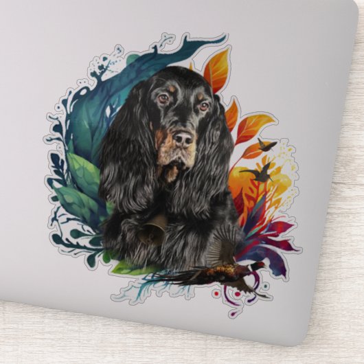 Gordon Setter Sticker (Detail)
