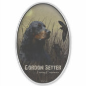Gordon Setter, Sticker van de jager (Voorkant)