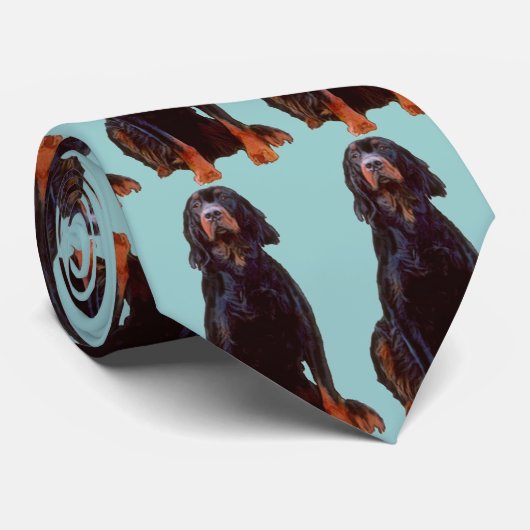 gordon setter stropdas #2 (Opgerold)