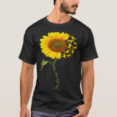 Gordon Setter Sunflower T-shirt (Voorkant)
