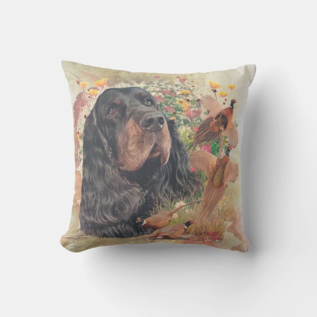 Gordon Setter Tapestry Coffee Mok Sierkussen (Voorkant)