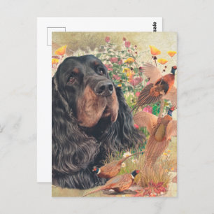 Gordon Setter Tapestry Poster Acrylprint Tripty Briefkaart