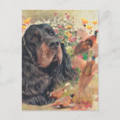 Gordon Setter Tapestry Poster Acrylprint Tripty Briefkaart (Voorkant)