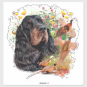 Gordon Setter Tapestry Poster Acrylprint Tripty Sticker (Vel)