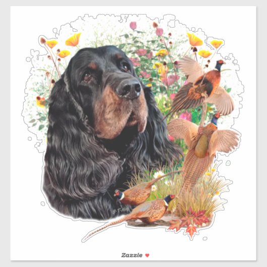Gordon Setter Tapestry Poster Acrylprint Tripty Sticker (Vel)