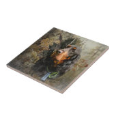 Gordon Setter Tegeltje (Zijkant)