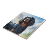 Gordon Setter Tegeltje (Zijkant)