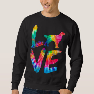 Gordon Setter Tie Dye Love Dog papa Trui