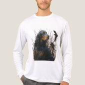 Gordon Setter  Tri-Blend Shirt (Voorkant volledig)
