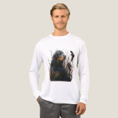 Gordon Setter  Tri-Blend Shirt (Voorkant)